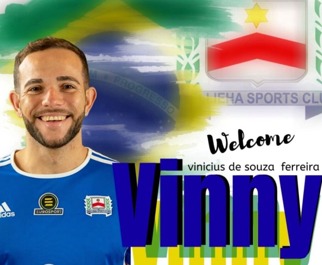 Vinicius de Souza Ferreira, ex-jogador do Vasco da Gama vai para sétimo temporada na Itália