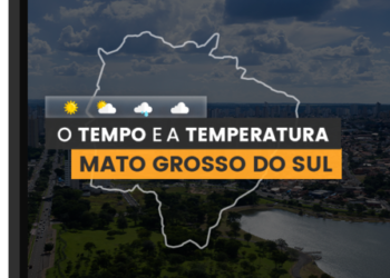 PREVISÃO DO TEMPO: quarta-feira (31) com alerta para baixa umidade e queda de temperaturas no Mato Grosso do Sul