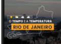 PREVISÃO DO TEMPO: quarta-feira (31) com alerta para queda de temperaturas e acumulado de chuva no Rio de Janeiro