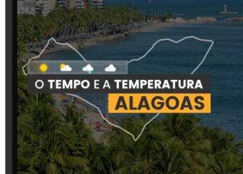 PREVISÃO DO TEMPO: terça-feira (20) com possibilidade de chuva em Alagoas