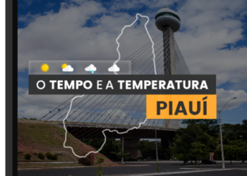 PREVISÃO DO TEMPO: terça-feira (27) com variação de nuvens no Piauí