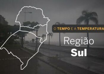 PREVISÃO DO TEMPO: Sul do Brasil terá pancadas de chuva e trovoadas, nesta sexta-feira (13)