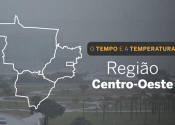 PREVISÃO DO TEMPO: Centro-Oeste terá pancadas de chuva e trovoadas, nesta sexta-feira (18)