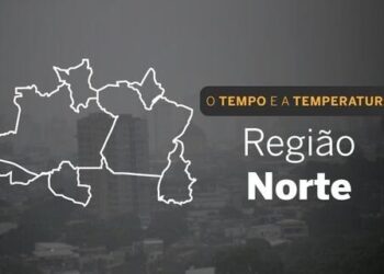 PREVISÃO DO TEMPO: quinta-feira (3) chove em todo o Norte do país, exceto no Tocantins