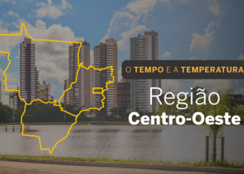 PREVISÃO DO TEMPO: Pancadas de chuva e trovoadas isoladas no Centro-Oeste, nesta segunda-feira (11)