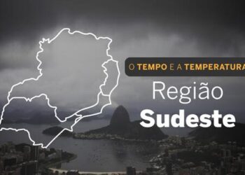PREVISÃO DO TEMPO: Sudeste terá céu com variação entre muitas e poucas nuvens nesta terça-feira (26)