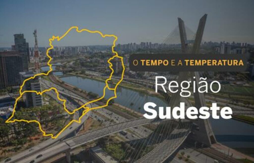 PREVISÃO DO TEMPO: Chuvas em SP, RJ e em parte de MG, nesta segunda-feira (9)