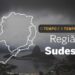 PREVISÃO DO TEMPO: Sudeste será chuvoso, nesta terça-feira (4)