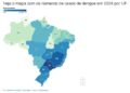 Dengue: SP lidera ranking com 2,1 mi casos em 2024; consulte números por UFs