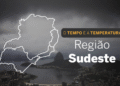 PREVISÃO DO TEMPO: Sudeste terá chuva intensa em todos os estados da região, nesta sexta-feira (4)