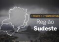 PREVISÃO DO TEMPO: Sudeste terá pancadas de chuva, neste domingo (23)