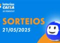 Lotofácil 3397: resultado do sorteio desta quarta-feira (21/05/2025)