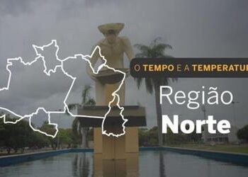PREVISÃO DO TEMPO: domingo (31) instável na Região Norte