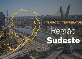PREVISÃO DO TEMPO: variação entre muitas e poucas nuvens predomina no Sudeste, nesta segunda-feira (11)