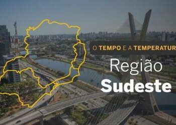 PREVISÃO DO TEMPO: Sudeste com muitas nuvens nesta terça-feira (30)