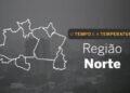 PREVISÃO DO TEMPO: chuvas continuam no Norte nesta segunda-feira (15)