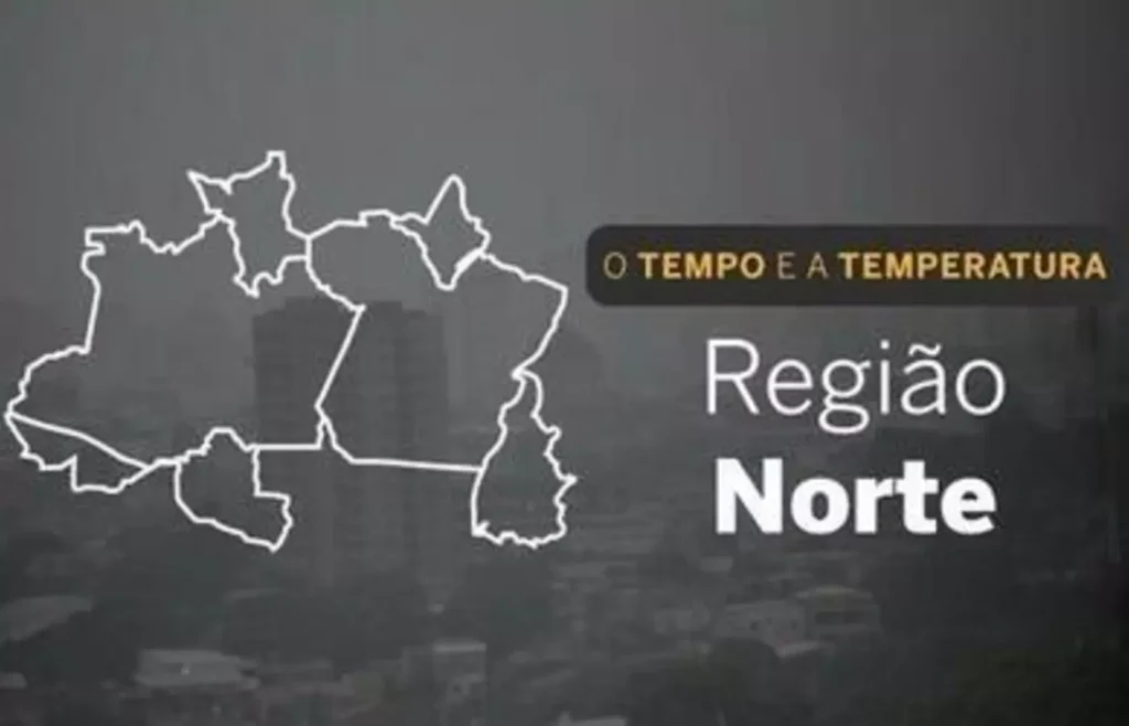 PREVISÃO DO TEMPO: pancadas de chuva são registradas em boa parte no Norte, neste sábado (13)