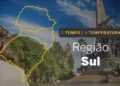 PREVISÃO DO TEMPO: quarta-feira (10) com geadas na Região Sul