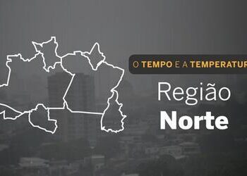 PREVISÃO DO TEMPO: terça-feira (16) chuvosa no Norte