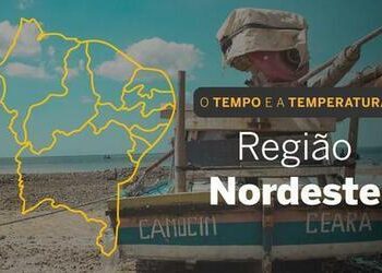 PREVISÃO DO TEMPO: terça-feira (7) de tempo firme no Nordeste