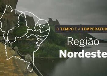 PREVISÃO DO TEMPO: Nordeste tem predomínio de nuvens neste domingo (23)