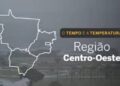 PREVISÃO DO TEMPO: Quinta-feira (1°) no Centro-Oeste com pancadas de chuva