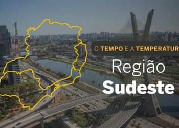 PREVISÃO DO TEMPO: quarta-feira (11) de chuvas intensas e trovoadas no Sudeste