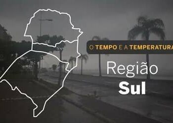 O TEMPO E A TEMPERATURA: Frente fria mantém chuva no Paraná e geada no Rio Grande do Sul nesta terça-feira (28)