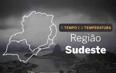 O TEMPO E A TEMPERATURA: confira a previsão para a Região Sudeste O TEMPO E A TEMPERATURA: confira a previsão para a Região Sudeste