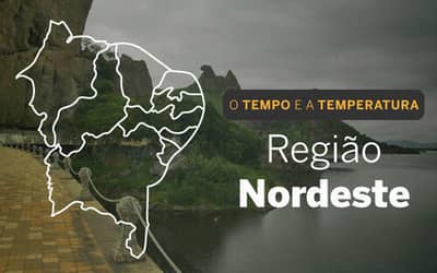 O TEMPO E A TEMPERATURA: domingo (10) chuvoso no Nordeste O TEMPO E A TEMPERATURA: domingo (10) chuvoso no Nordeste