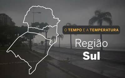 O TEMPO E A TEMPERATURA: segunda-feira (4) com fortes chuvas em regiões do Sul O TEMPO E A TEMPERATURA: segunda-feira (4) com fortes chuvas em regiões do Sul