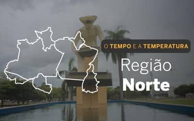O TEMPO E A TEMPERATURA: sexta-feira (15) chuvosa no Norte