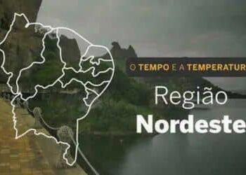 O TEMPO E A TEMPERATURA: Instabilidades se concentram na faixa litorânea, enquanto áreas do interior seguem com predomínio de muitas nuvens