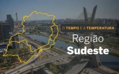 O TEMPO E A TEMPERATURA: confira a previsão para a Região Sudeste O TEMPO E A TEMPERATURA: confira a previsão para a Região Sudeste