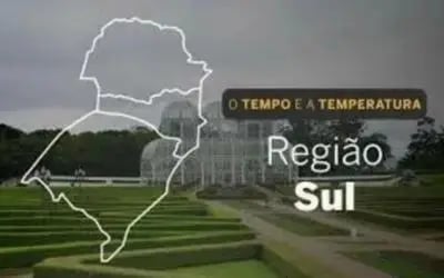 O TEMPO E A TEMPERATURA: domingo (14) com chuva e frio no Sul O TEMPO E A TEMPERATURA: domingo (14) com chuva e frio no Sul