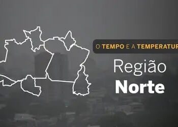 O TEMPO E A TEMPERATURA: pancadas de chuva seguem sobre parte da Região Norte nesta sexta-feira (26)
