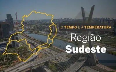 O TEMPO E A TEMPERATURA: sábado (06) ensolarado no Sudeste O TEMPO E A TEMPERATURA: sábado (06) ensolarado no Sudeste